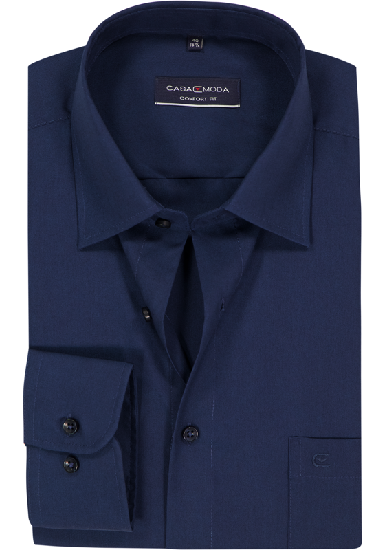CASA MODA comfort fit overhemd, marine blauw CASA MODA comfort fit overhemd, marine blauw